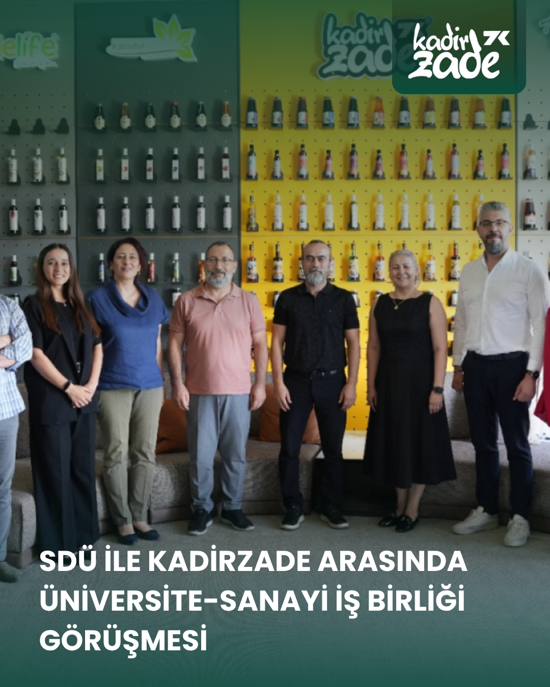 SDÜ İLE KADİRZADE ARASINDA ÜNİVERSİTE – SANAYİ İŞ BİRLİĞİ GÖRÜŞMESİ