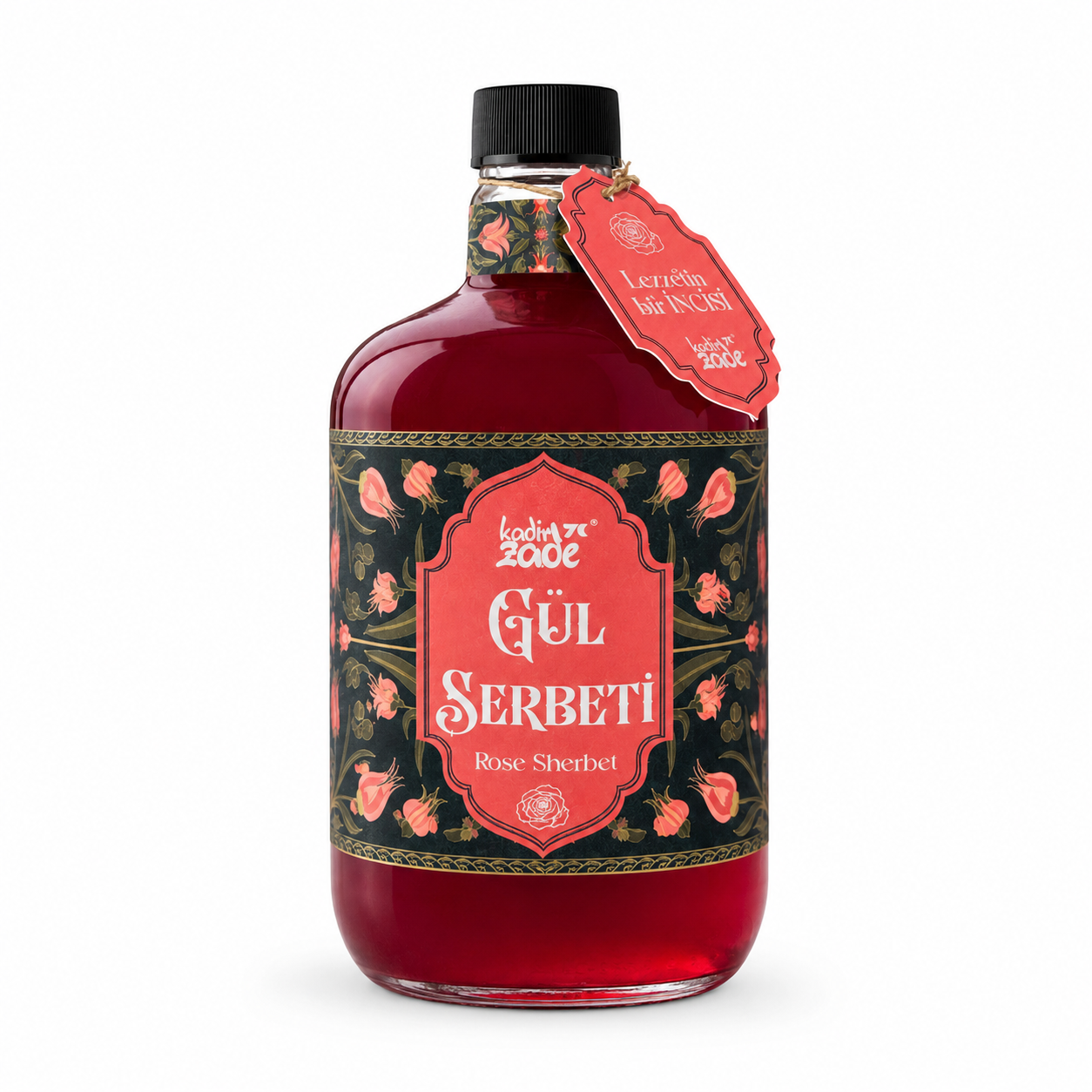 Kadirzade Gül Şerbeti 750 ml – Geleneksel Osmanlı Şerbeti