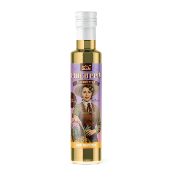 Ananas Aromalı Şurup 250 cc – Kahve, İçecek ve Tatlılar İçin Tropikal Lezzet