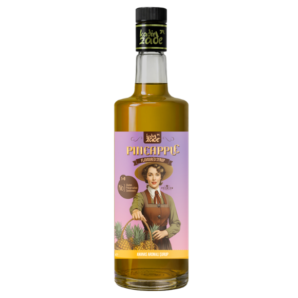 Ananas Aromalı Şurup 70 cl – Kahve, İçecek ve Tatlılar İçin Tropikal Lezzet