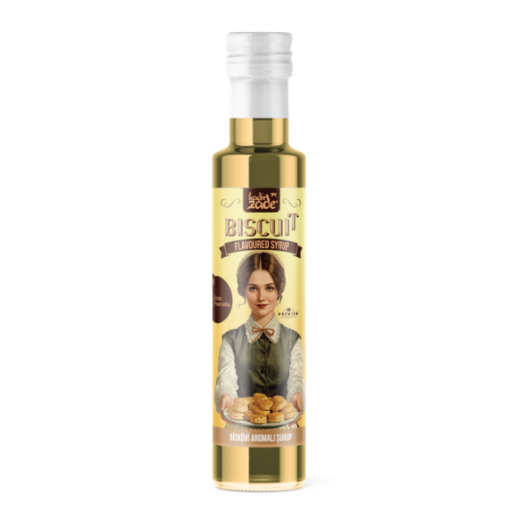Bisküvi Aromalı Şurup 250 cc – Kahve ve Tatlılar İçin Lezzetli Şurup